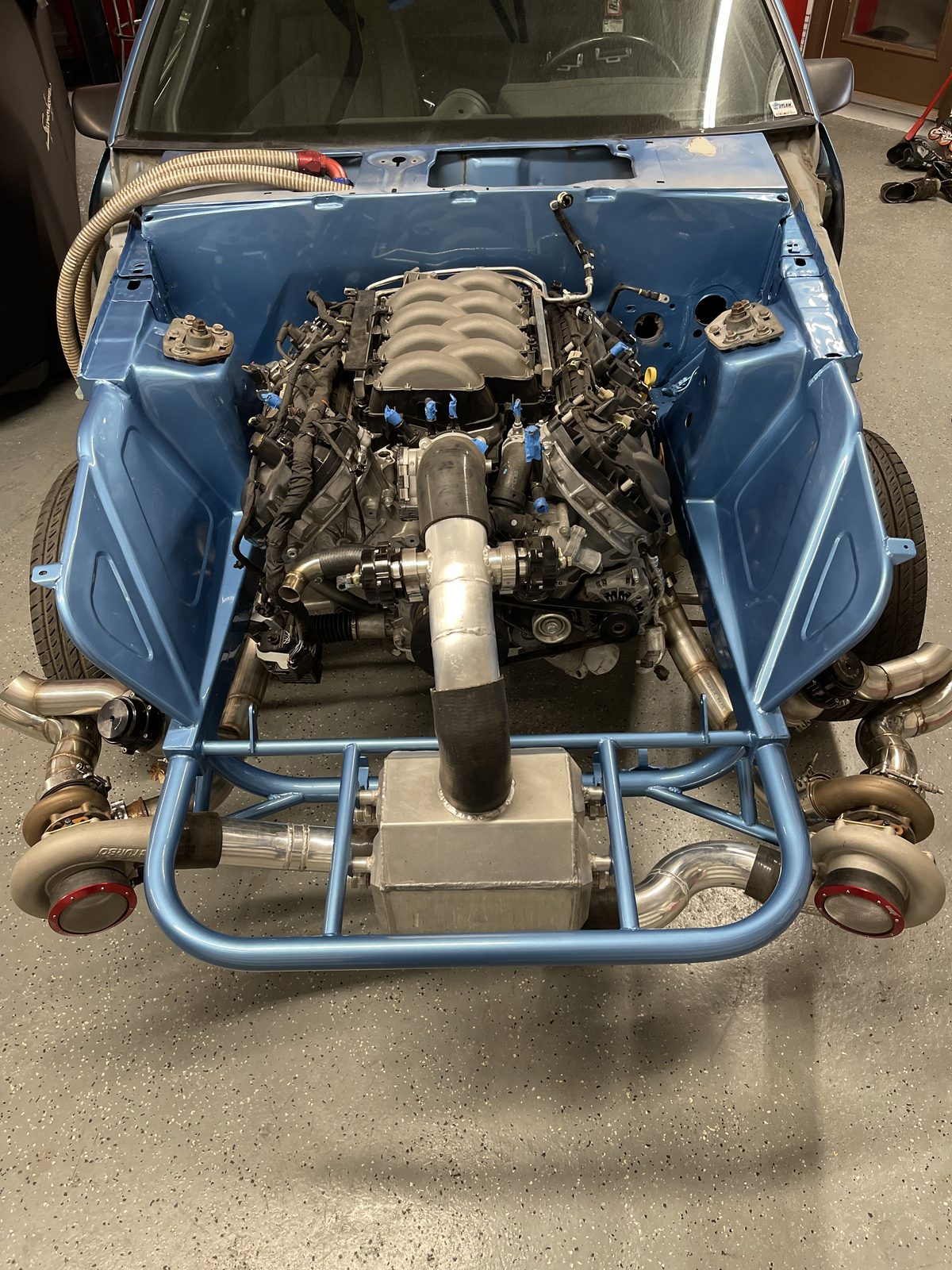 Front end clip with Twin Turbos